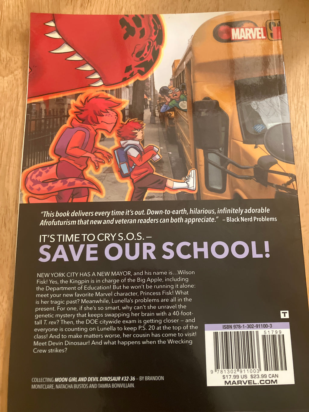 Moon girl and devil dinosaur (save our school)